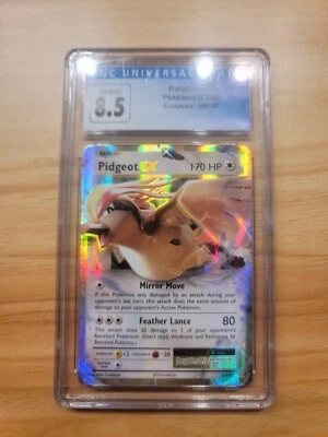 2016 Pokemon XY Evolutions PIDGEOT EX 64/108 Freshly Graded PSA 8.5 mint card - Image 1 of 2