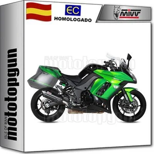 silencioso homologado suono negro mivv por kawasaki z 1000 z1000 sx 2017 17 - Imagen 1 de 4