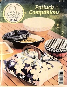 Ellie Mae Designs Sewing Pattern K104 Bowl Covers Casserole Carriers NEW UNCUT! - Picture 1 of 2