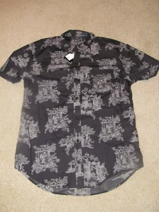 HAUNTED MANSION GRAVEYARD BOX LUNCH OUR UNIVERSE DISNEY KNOPFHEMD M NEU MIT ETIKETT LESEN - Bild 1 von 10