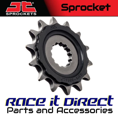 JT Sprocket for Kawasaki KLX300 2003-2007 Front Rubber Black - Image 1 of 4