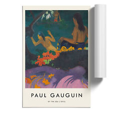 By The Sea By Paul Gauguin Unframed Wall Art Poster Print Home Decor Living Room