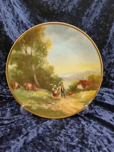 Vintage Porcelain AJL Giftware Decorative Plate Charms Of Country Life - Picture 1 of 2