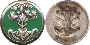 Insigne de col, Chasseurs mécanisés, fond vert, attache pin's, Sans (4904) - Bild 1 von 1