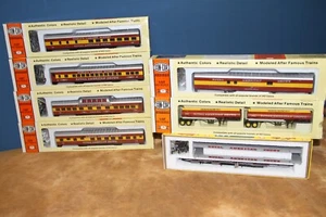 Con-Cor HO Set of 9 Royal American Shows Midway Red Plastic Unassembled NOS - Picture 1 of 9