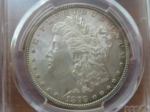 Dólar Morgan 1879-p graduación profesional MS65 29w105 - Imagen 1 de 4