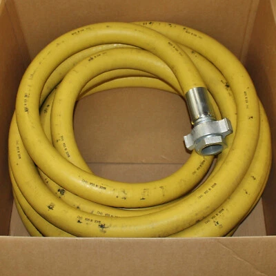 Continental FlexSteel Mine Spray Hose 1ZNC8, 2" x 50ft, 1000 PSI, Yellow Nitrile - Image 1 of 4