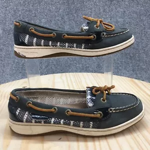 Sperry Shoes Womens 6.5 M Top Sider Angelfish Breton Stripe Boat STS91252 Blue - Picture 1 of 17