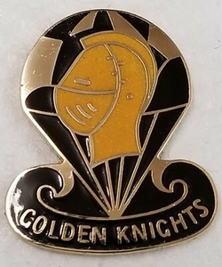 EQUIPO DE PARACAÍDAS DEL EJÉRCITO DE ESTADOS UNIDOS CABALLEROS DORADOS ORIGINAL PIN DI - Imagen 1 de 3
