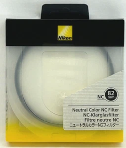 Nikon 82mm Neutral Color NC Filter Clear Lens Protector NC-82 [New] Japan w/case - Picture 1 of 10