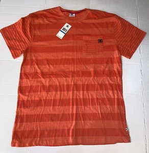 NWT DC Shoes Orange T-Shirt Boys XL / Mens Small - Picture 1 of 4