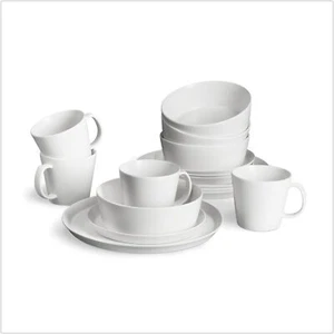 SPRINGLANE Geschirrset 16-tlg. Sweet Scandi Weißes Geschirrservice für 4 Pers... - Bild 1 von 7