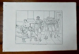 ISTORIA ROMANA:Bartolomeo PINELLI.#91.Bulino/Rame1821.! - Imagen 1 de 1