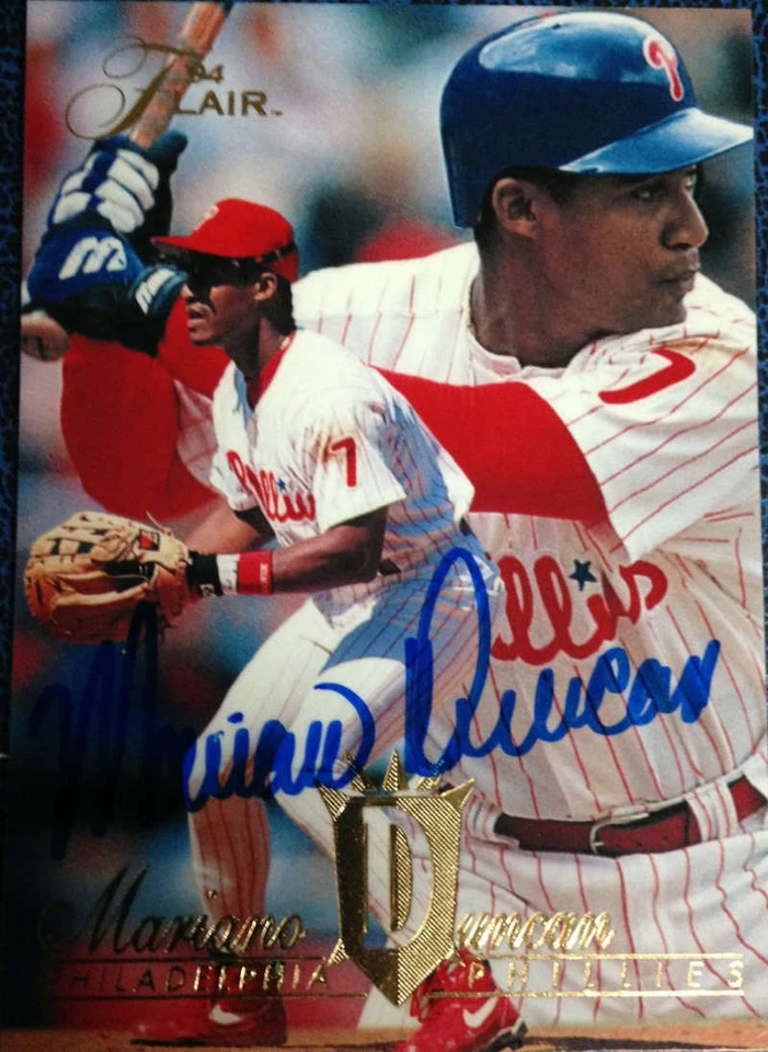 Mariano Duncan Autografiado 1994 Flair #411 Foto 1 de 1