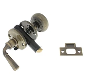 Idh by St. Simons 21250-005 Premium Quality Solid Storm Screen Door Latch, Antiq - Picture 1 of 6