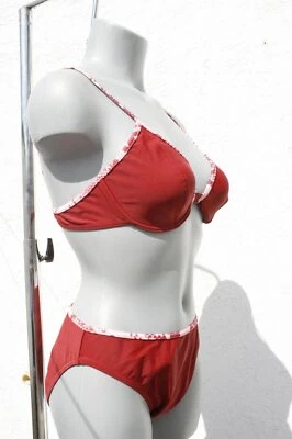 Saison-2023/24 420443 Lentiggini Marken Bügel Bikini + Slip ROT in 42 CUP B - Bild 1 von 4