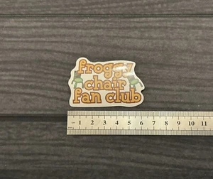 Animal Crossing | Froggy Chair Fan Sticker Decal | Great For Bottles Laptops etc - Picture 1 of 4