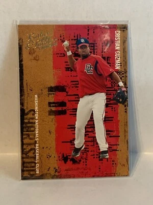 Cuero y madera dorada 2005 #32 Cristian Guzmán - #'d 50/50 Foto 1 de 2