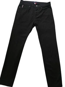Tommy Hilfiger Men's Pants Th Flex 5 Pocket Straight Chino in Black Size W32XL32 - Picture 1 of 8