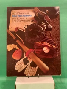 New York Yankees 1979 Baseball Scorebook Program Thurman Munson - Picture 1 of 1