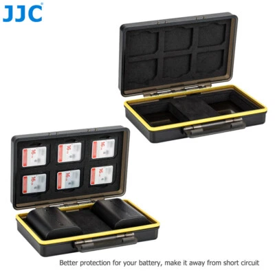 Camera Battery+CF XQD SD Card Case Holder for Nikon Sony Canon Fujifilm Olympus - Image 1 of 4