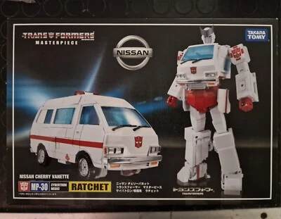TRANSFORMERS MP-30 RATCHET NISSAN Takara Tomy - Immagine 1 di 4