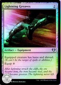 MTG Lightning Greaves | NM Foil | Commander Masters (CMM) - Picture 1 of 3
