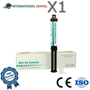 Dental Restoration Permanent Fixation Cement Dual Cure 9g Automix Crown Bridge - Picture 1 of 5