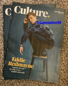 Sunday Times Culture Eddie Redmayne 27/10/24 Stephen Sackur Aidan Turner - Picture 1 of 1