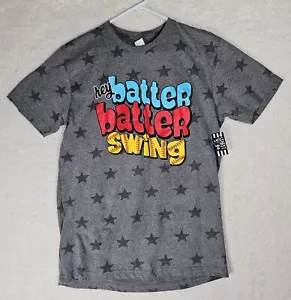 NEW "Hey Batter Batter Swing" T Shirt Baseball Softball Womens Tee NWT - Picture 1 of 10