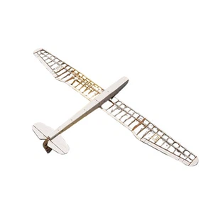 Glider RC Aircraft Model Airplane Balsa Wood Fixed Wing DIY KIT Wingspan - Picture 1 of 14