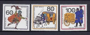 GERMANY - West BERLIN 1989 HUMANITARIAN Relief FUND set of 3 MNH - Postal - Picture 1 of 1