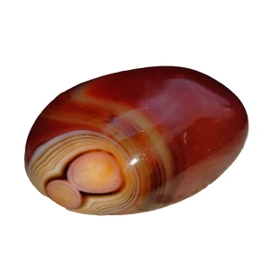 Strip Agate Carnelian Power Carnelian Endurance Zen Garden Nr34 Red Agate Agate Zen - Picture 1 of 6
