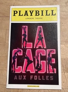 LA CAGE AUX FOLLES May 2010 Broadway Playbill! BIRDCAGE Musical! ROBIN De JESUS+ - Picture 1 of 7