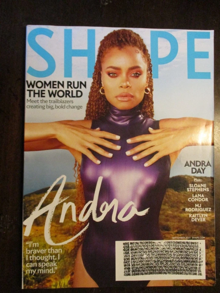 SHAPE MAGAZINE SEPTEMBER 2021 ANDRA DAY SLOANE STEPHENS LANA CONDOR HEALTH - Image 1 of 2