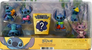 Disney Lilo Stitch STITCH & ANGEL 7-teiliges Sammelfiguren-Set 2 Zoll NEU 2025 - Bild 1 von 2