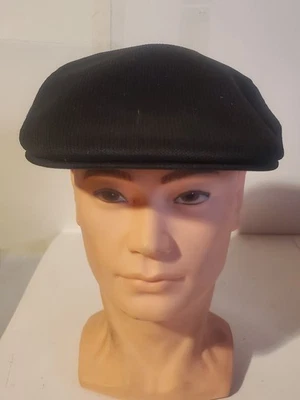 Vintage Kangol Flat Cap Hat Black Ivy Newsboy Made in Great Britain Mens - Image 1 of 4