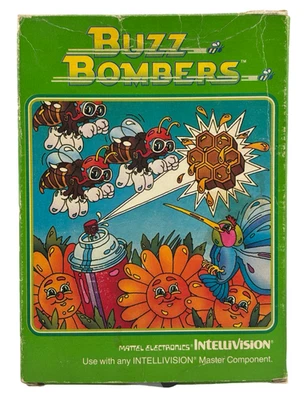Intellivision Buzz Bombers Mattel Electronics CIB Vintage 4436 w/ Manual - Image 1 of 4