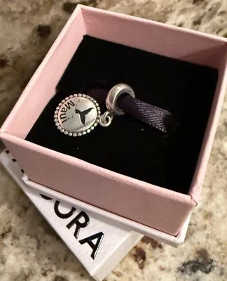 Pandora Authentic Hawaii Exclusive Maui Dangle Whale Tail Charm RARE - Image 1 of 4