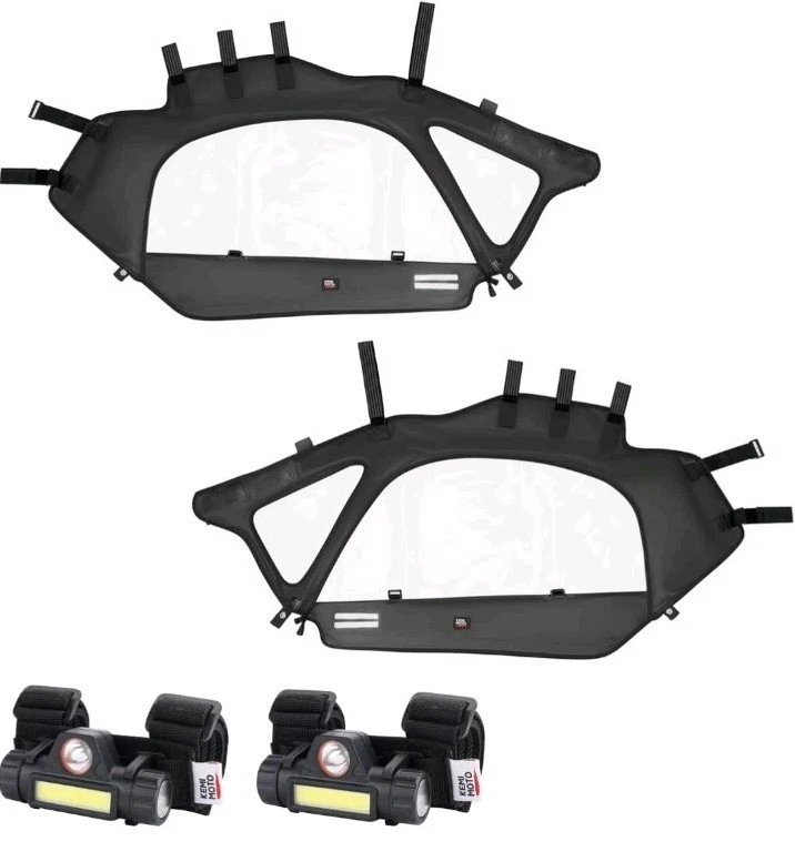 KEMIMOTO X3 Upper Door with Dome Light, Waterproof Windproof UTV Soft Cab... - Image 1 of 4