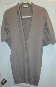 Brunello Cucinelli 100% Cashmere Belted Oversize Cardigan Sweater Sz XL NWOT - Picture 1 of 9