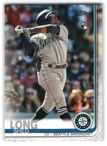 Shed Long 2019 Topps Update Béisbol #US69 Seattle Mariners Novato RC - Imagen 1 de 2
