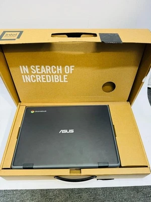 ASUS 11.6" CHROMEBOOK CR1100CK WITH 32GB SSD AND 4GB RAM WITH BOX/CHARGER - Image 1 of 4