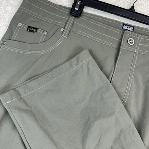 Kuhl Mens Pants 40x32 Olive Green Nylon Stretch Hiking Outdoor EXCELLENT - Picture 1 of 23