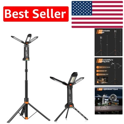 Luz LED inalámbrica multifuncional 4 en 1 para camping - hasta 2200 lúmenes Foto 1 de 4