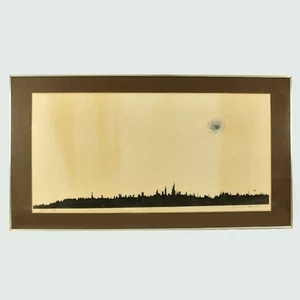 Vintage 1971 Joichi Hoshi Landschaft B Ukiyo-e Nishiki-e Holzschnitt nur 80 - Bild 1 von 9