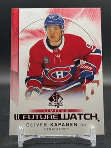 2024-25 Oliver Kapanen UD SP Authentic Future Watch Limited Rookie #169 - Picture 1 of 3