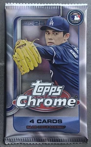 2025 Topps Chrome Caseball Factory Sealed Pack 50 Packs [bmxl4 - Picture 1 of 3