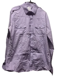 Express MK2 Fitted Shirt Mens Size L Light Purple. - Picture 1 of 5