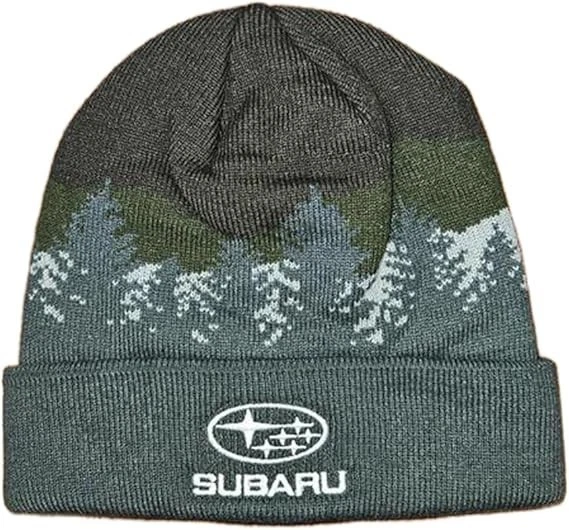 Subaru Logo Great Outdoors Beanie Cap Hat Impreza Forester Outback Ascent Sti - Image 1 of 1